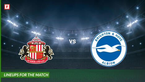 Sunderland kontra Brighton & Hove Albion: składy na mecz