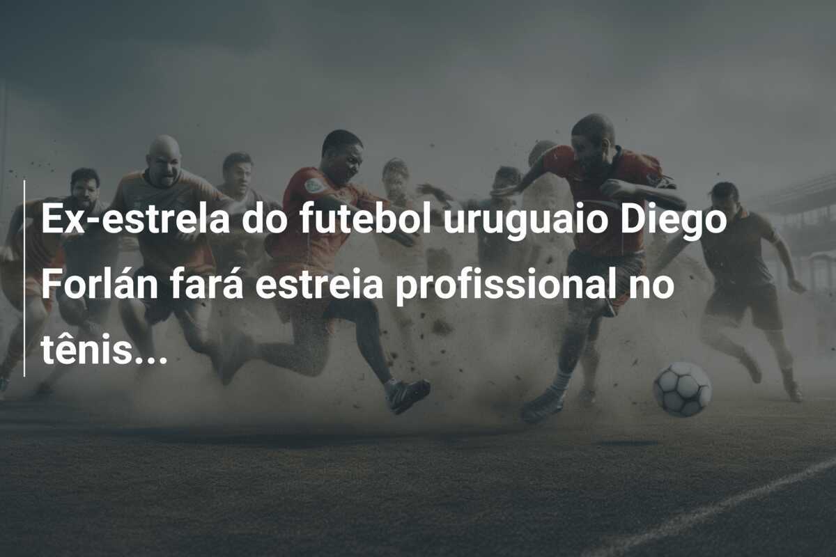 Ex-estrela do futebol uruguaio Diego Forlán fará estreia profissional no tênis...