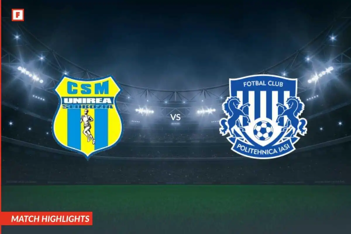 Unirea Slobozia - CSM Politehnica Iasi gol e momenti salienti