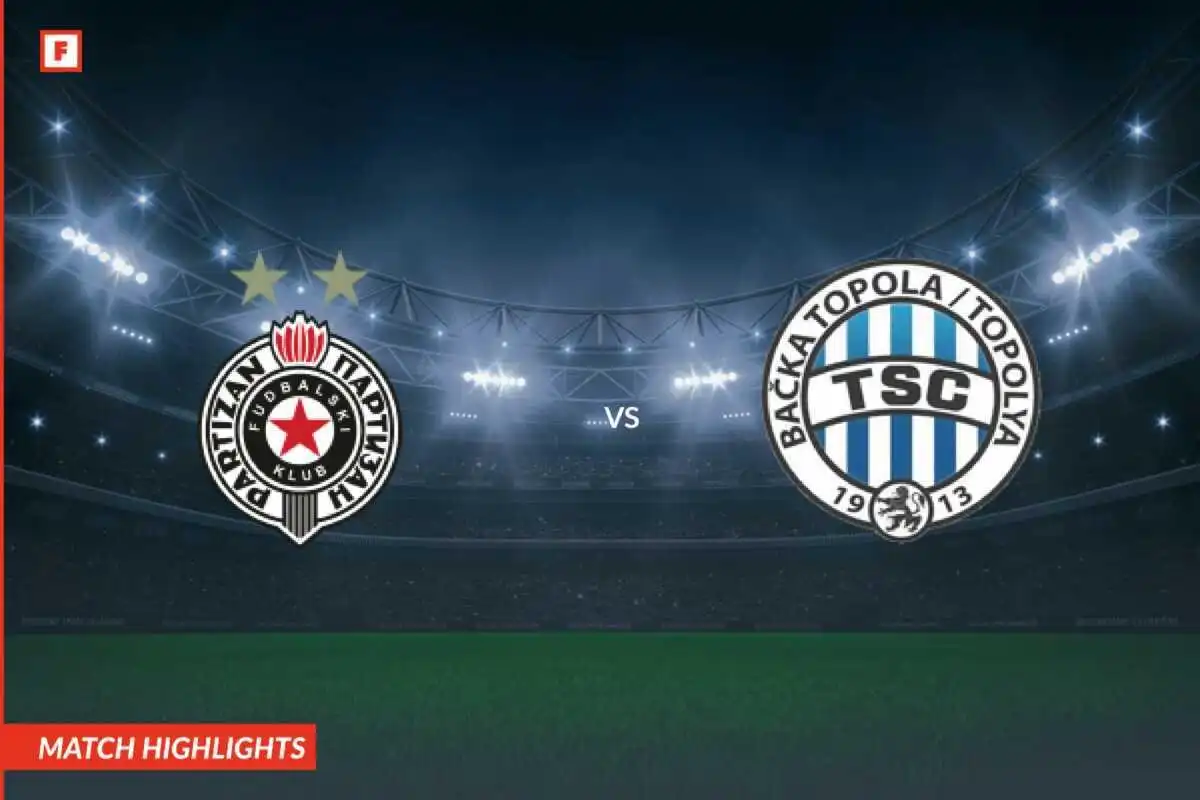 Partizan Belgrade - TSC Backa Topola ประตูและไฮไลท์