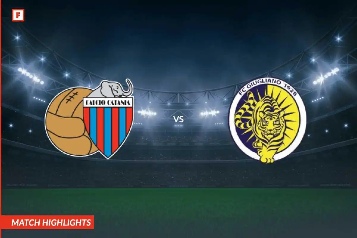 Calcio Catania - Giugliano tore und höhepunkte