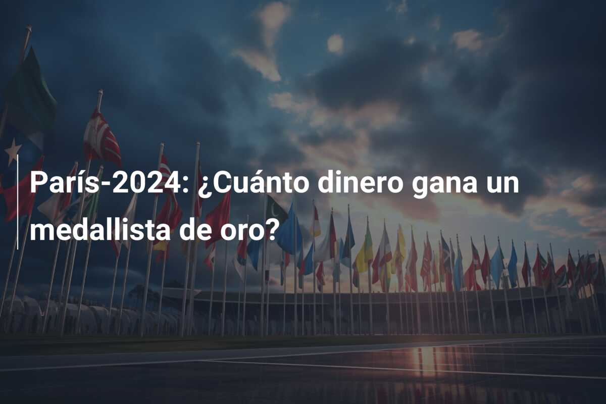 París-2024: ¿Cuánto dinero gana un medallista de oro?