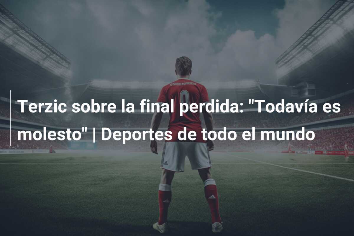 Terzic sobre la final perdida: "Todavía es molesto" | Deportes de todo el mundo
