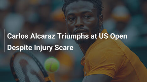 Carlos Alcaraz triumphiert bei den US Open trotz Verletzungsangst