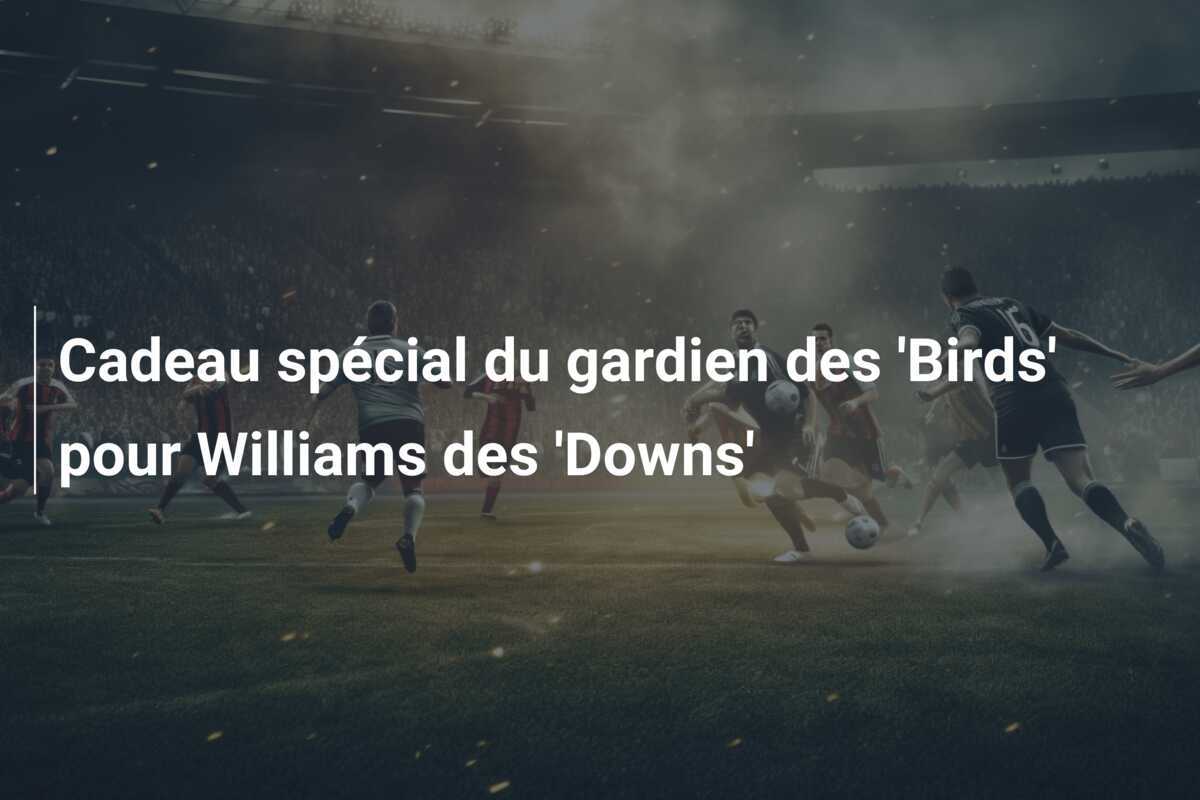 Cadeau spécial du gardien des 'Birds' pour Williams des 'Downs'