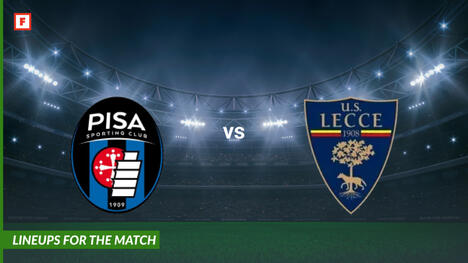Pisa 1909 contre Lecce : compositions pour le match