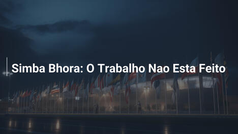 Simba Bhora: O Trabalho Nao Esta Feito