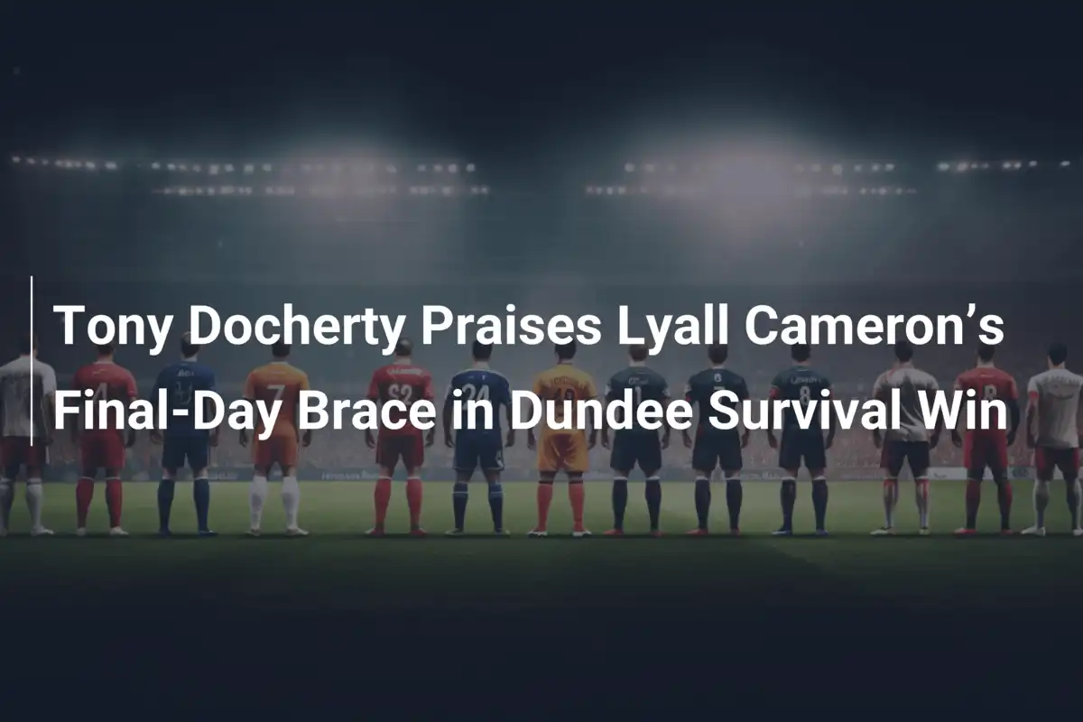 Tony Docherty Exalta Dupla de Lyall Cameron no Dia da Salvação do ...