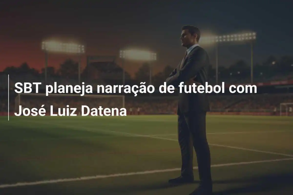 SBT planeja narração de futebol com José Luiz Datena