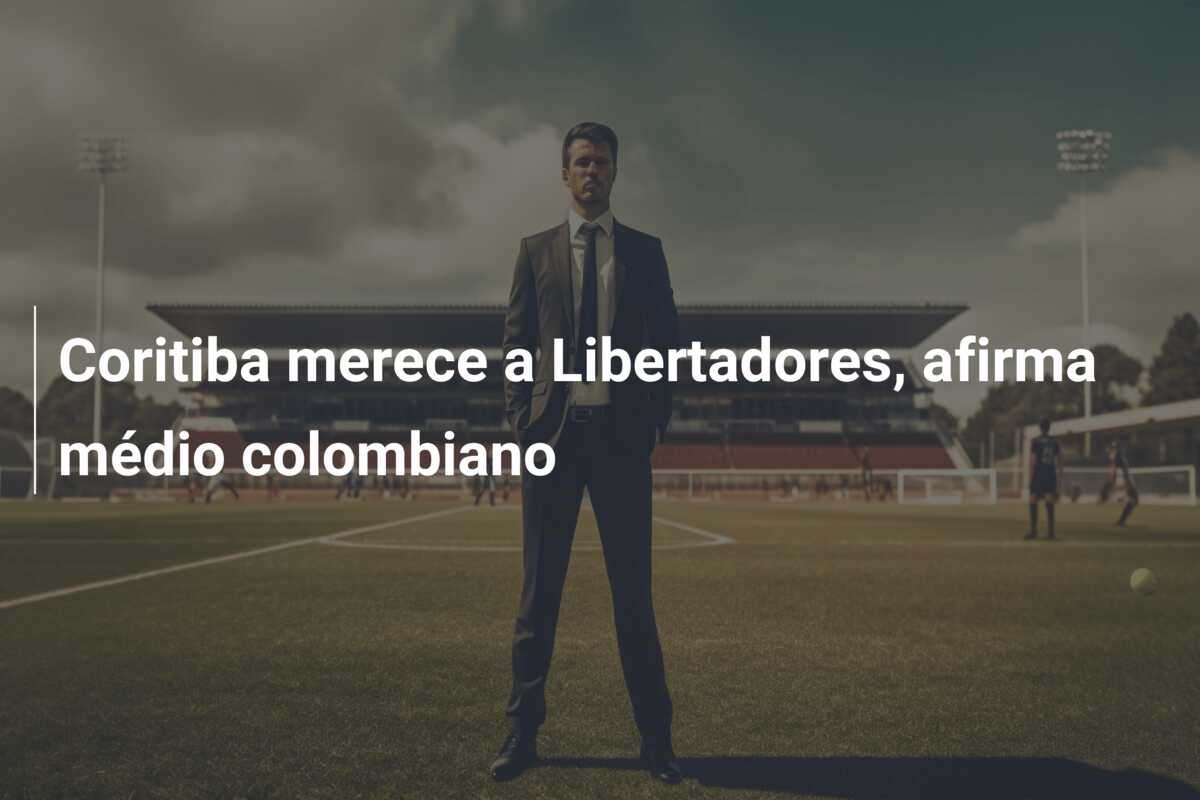 Coritiba merece a Libertadores, afirma médio colombiano