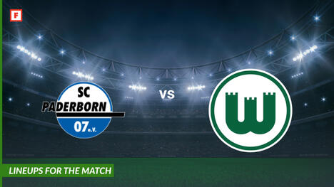 พาเดอร์บอร์น 07 ปะทะ โวล์ฟสบวร์ก: รายชื่อผู้เล่นสำหรับการแข่งขัน