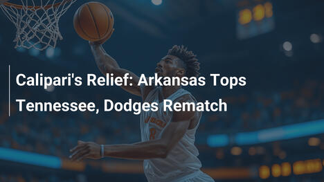Caliparis Erleichterung: Arkansas besiegt Tennessee und vermeidet Rematch
