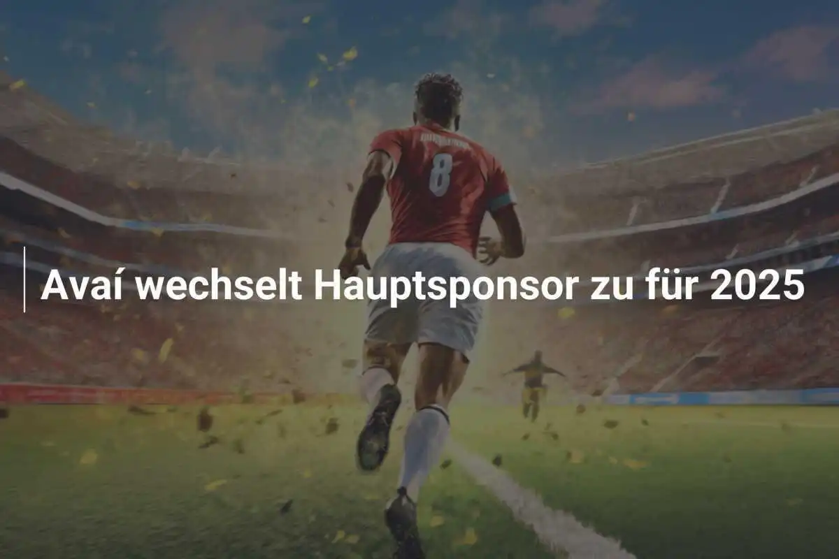 Avaí wechselt Hauptsponsor zu  für 2025