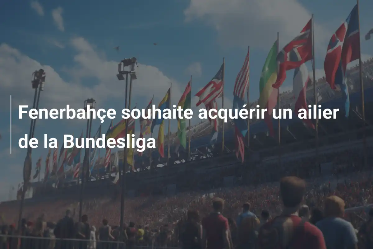 Fenerbahçe souhaite acquérir un ailier de la Bundesliga