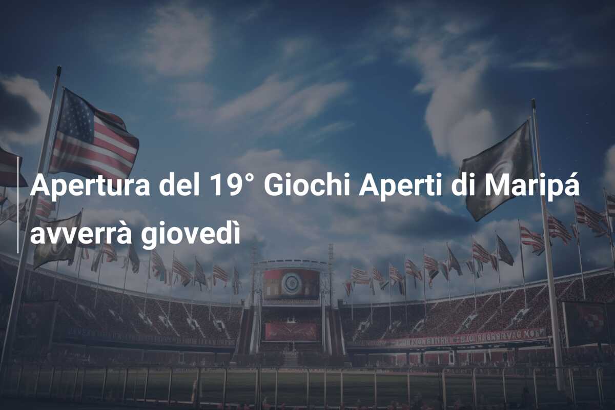 Apertura del 19° Giochi Aperti di Maripá avverrà giovedì