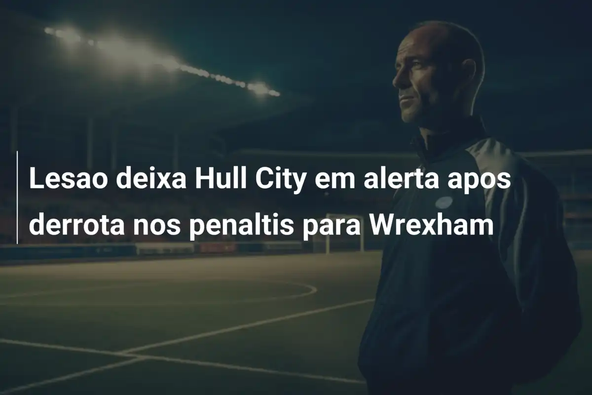 Lesao deixa Hull City em alerta apos derrota nos penaltis para Wrexham