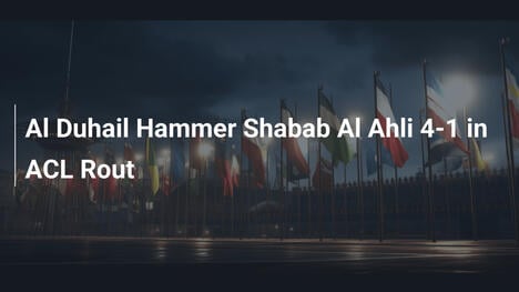 Al Duhail travolge Shabab Al Ahli 4-1 in ACL