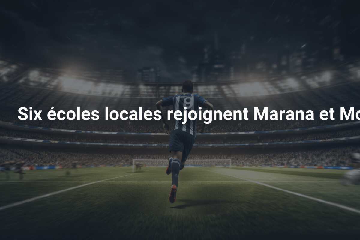 Six écoles locales rejoignent Marana et Mountain View pour former des équipes de football en drapeau