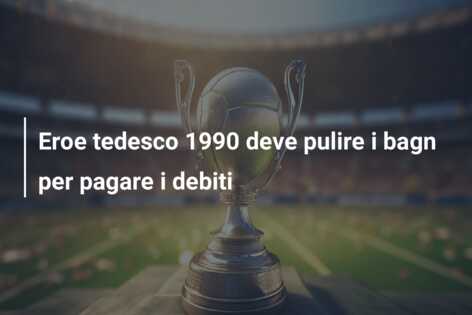 Eroe tedesco 1990 deve pulire i bagn per pagare i debiti