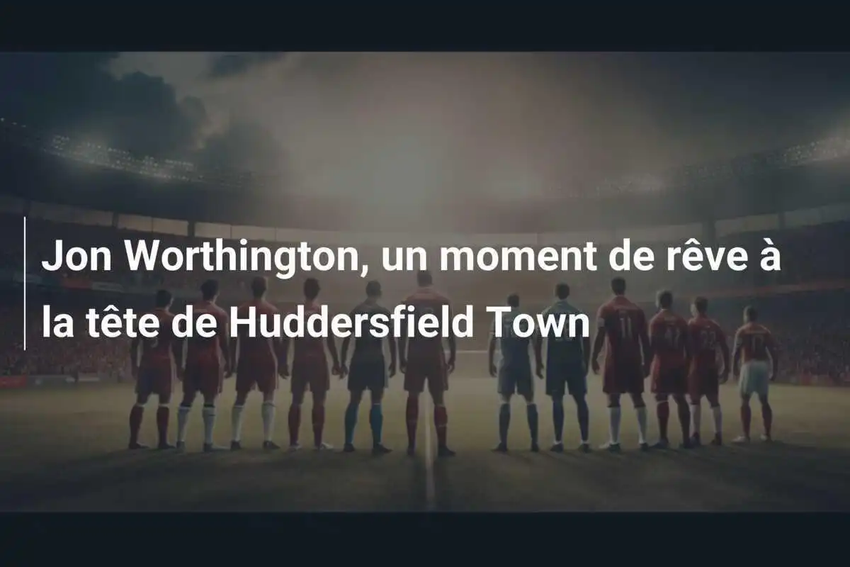 Jon Worthington, un moment de rêve à la tête de Huddersfield Town