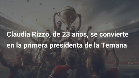 Claudia Rizzo, de 23 años, se convierte en la primera presidenta de la Ternana
