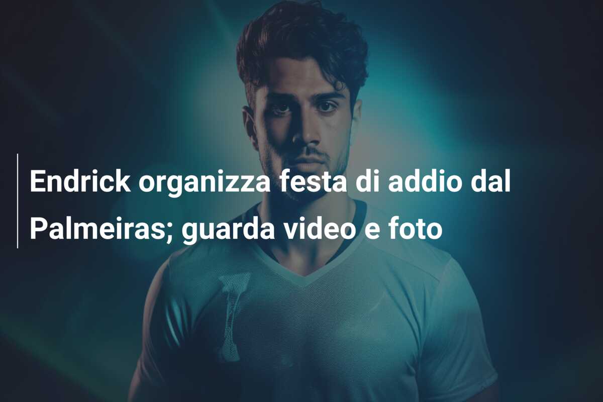 Endrick organizza festa di addio dal Palmeiras; guarda video e foto