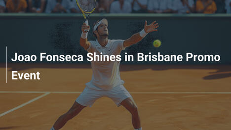 Joao Fonseca brilliert bei Brisbane-Promo