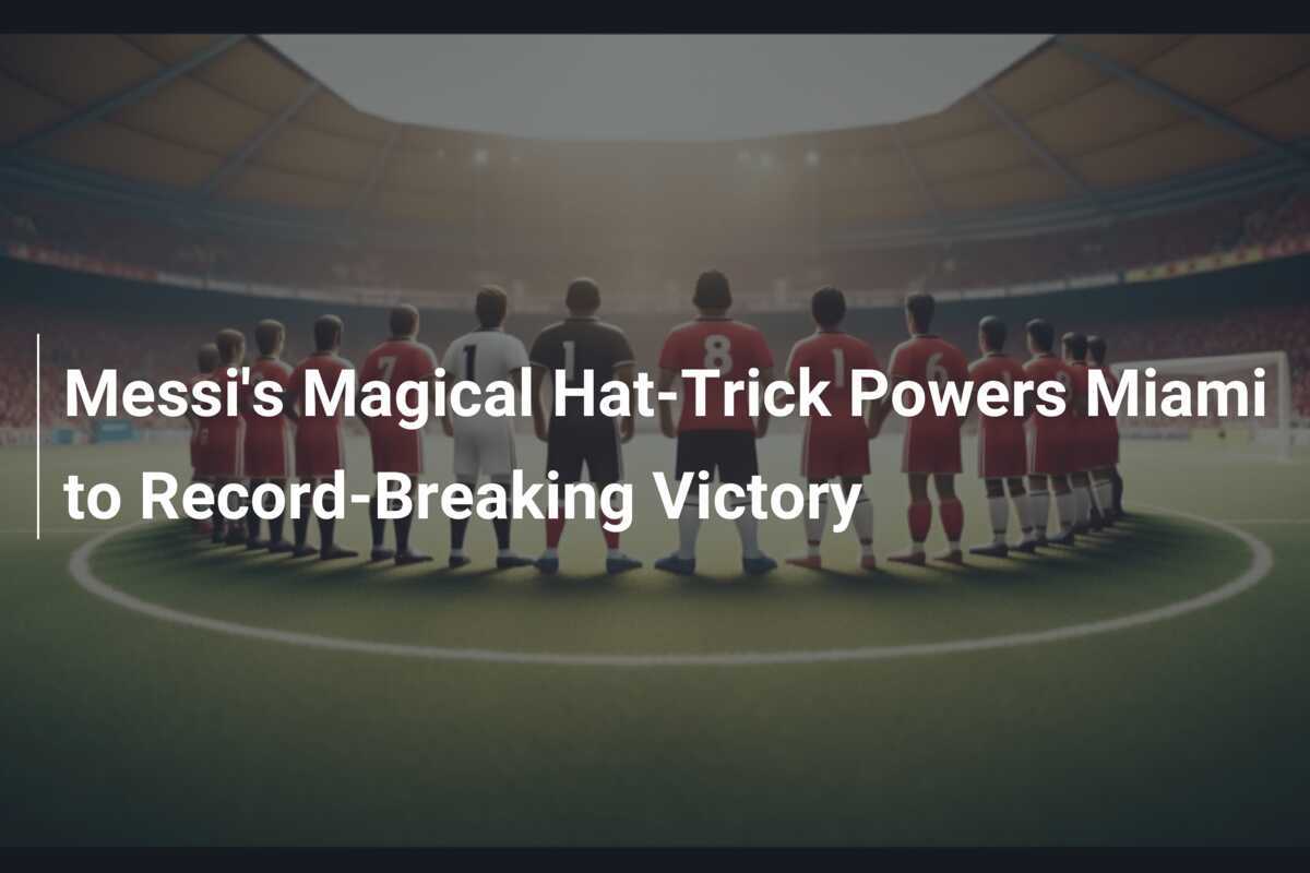 HatTrick Mágico de Messi Impulsiona Miami a Vitória Recorde