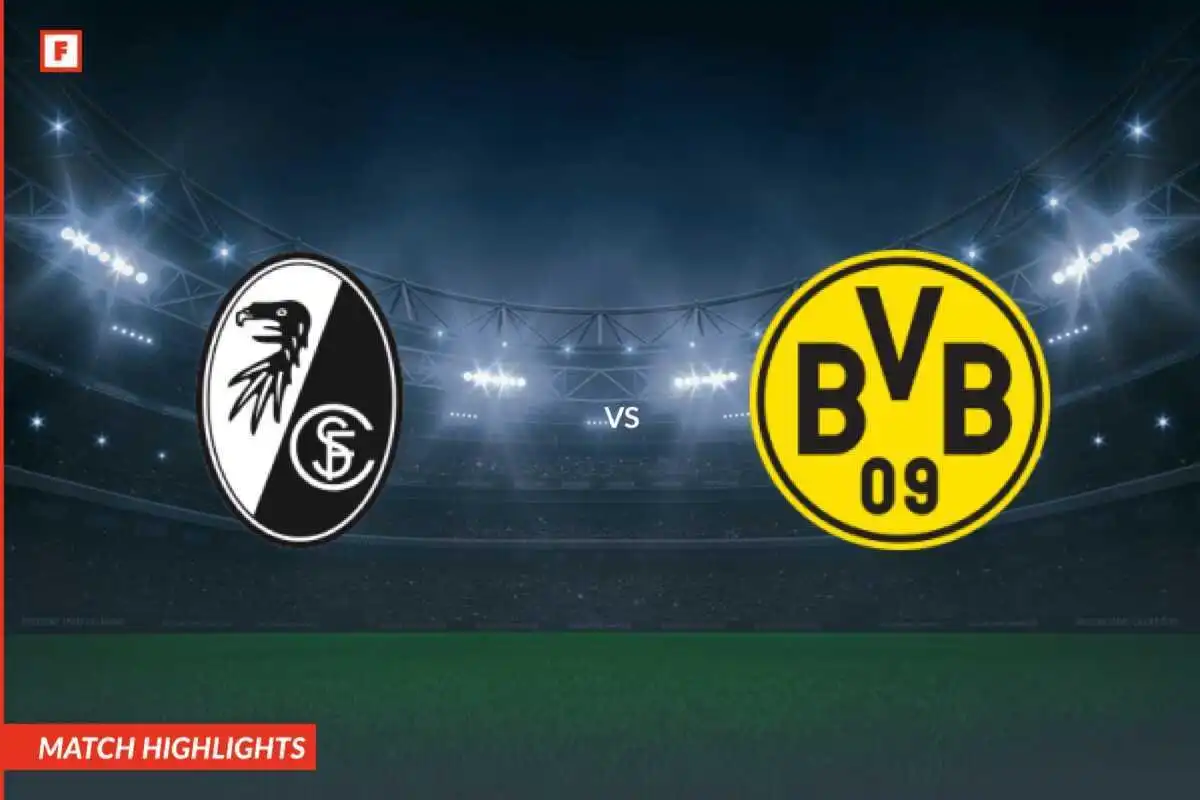 Freiburg - Borussia Dortmund mål og høydepunkter
