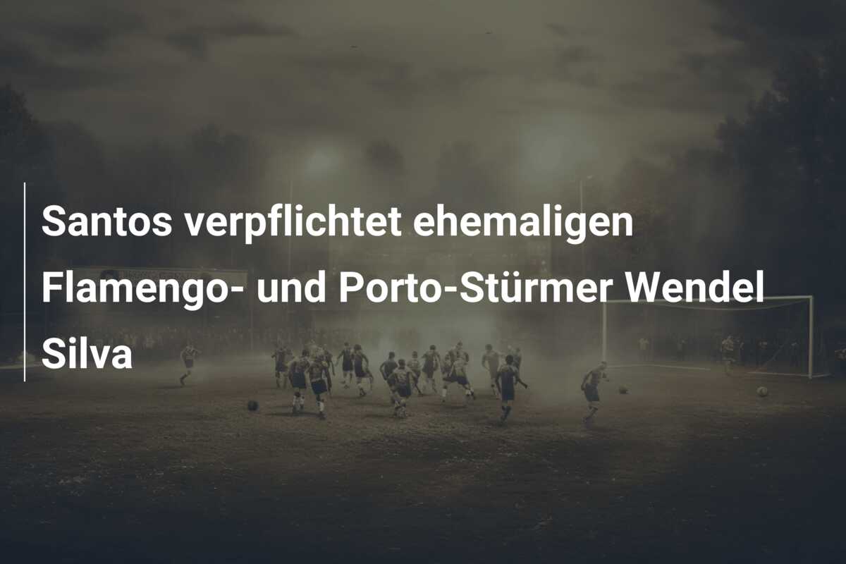 Santos verpflichtet ehemaligen Flamengo- und Porto-Stürmer Wendel Silva