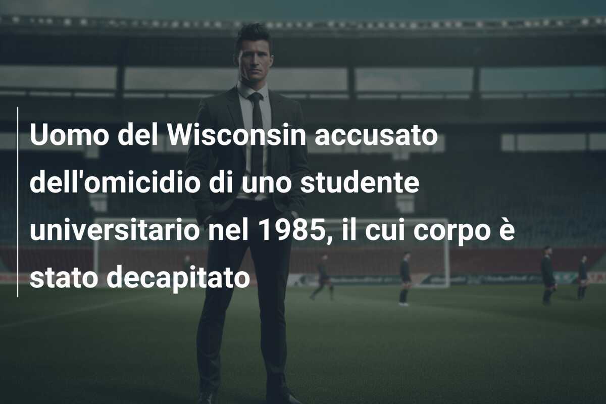Uomo del Wisconsin accusato dell'omicidio di uno studente universitario nel 1985, il cui corpo è stato decapitato