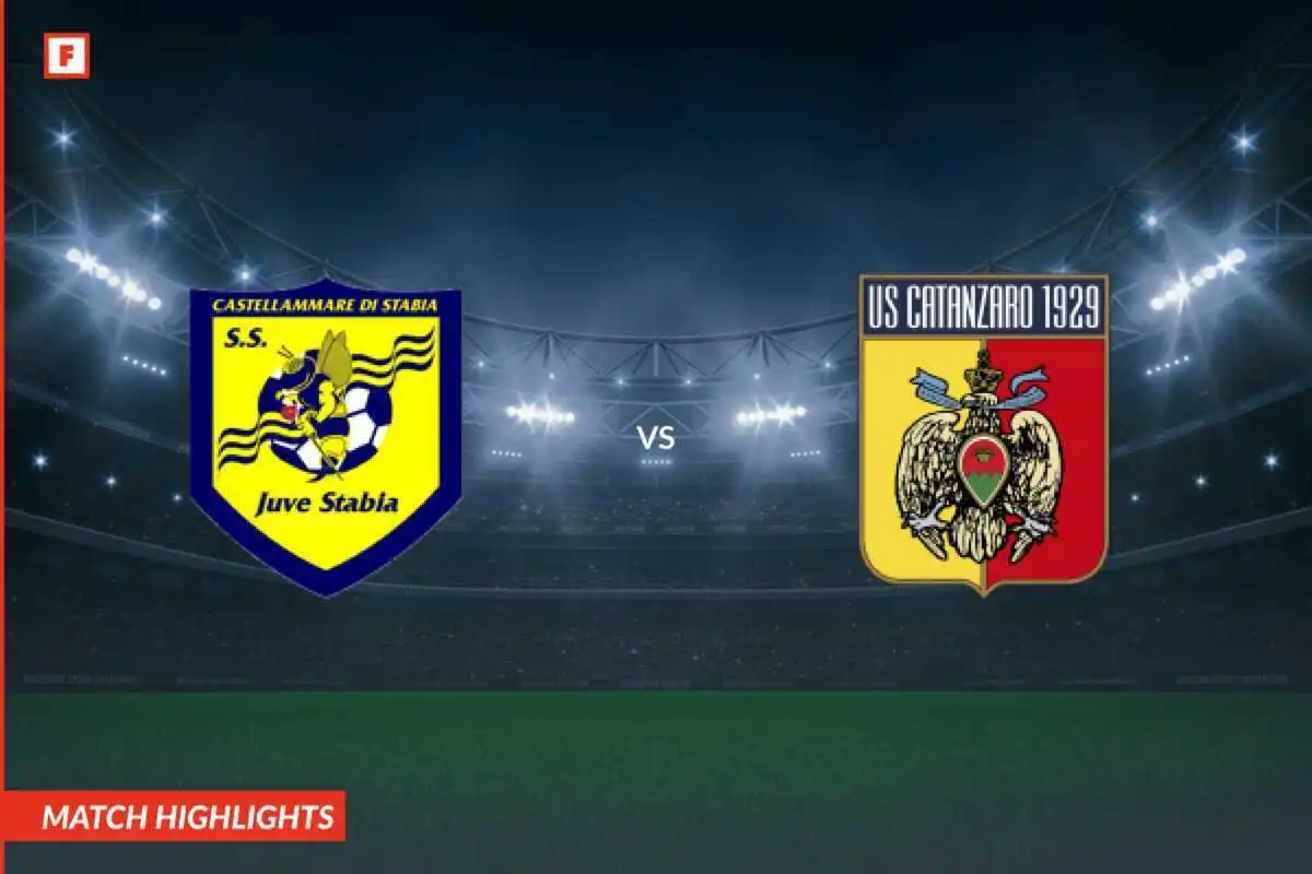 Juve Stabia - US Catanzaro 1929 gol e momenti salienti