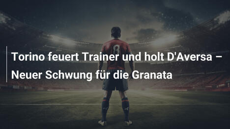 Torino feuert Trainer und holt D'Aversa – Neuer Schwung für die Granata