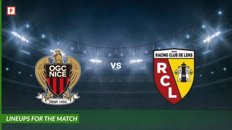 Nice contre RC Lens : compositions pour le match
