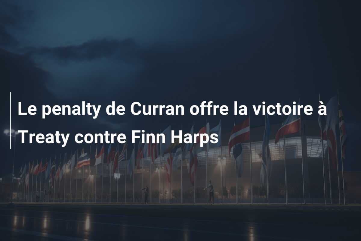 Le penalty de Curran offre la victoire à Treaty contre Finn Harps