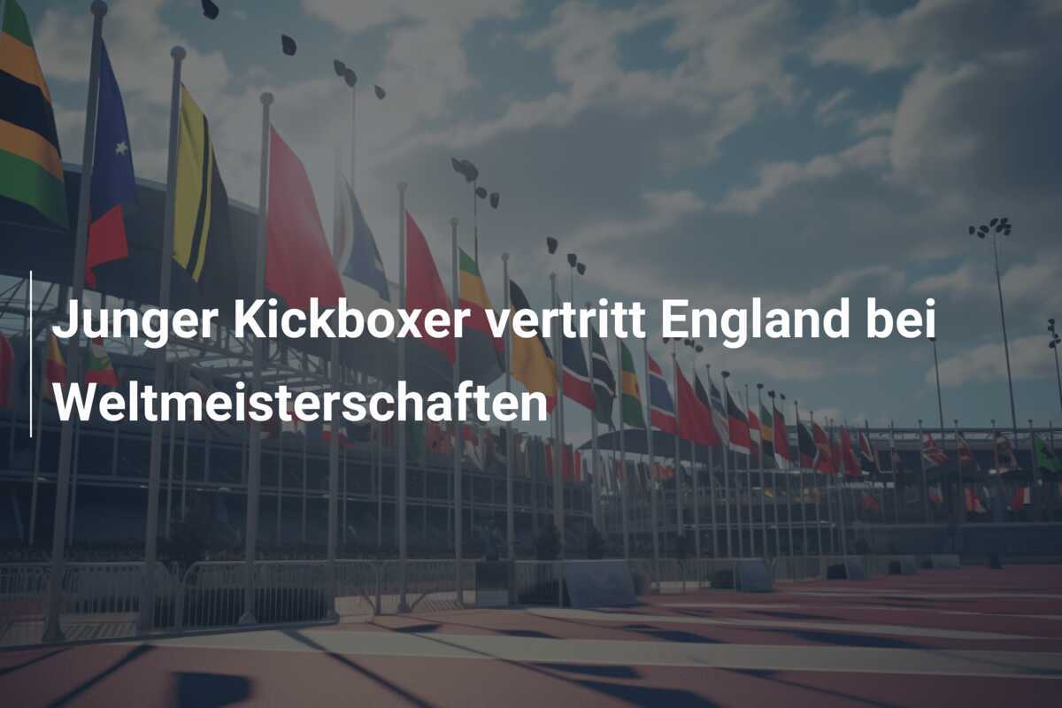 Junger Kickboxer vertritt England bei Weltmeisterschaften