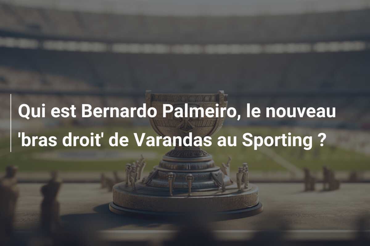 Qui est Bernardo Palmeiro, le nouveau 'bras droit' de Varandas au Sporting ?