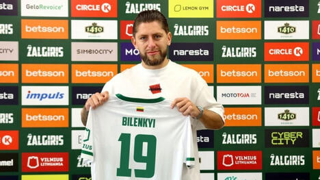 Bilenkyi firma con lo Zalgiris