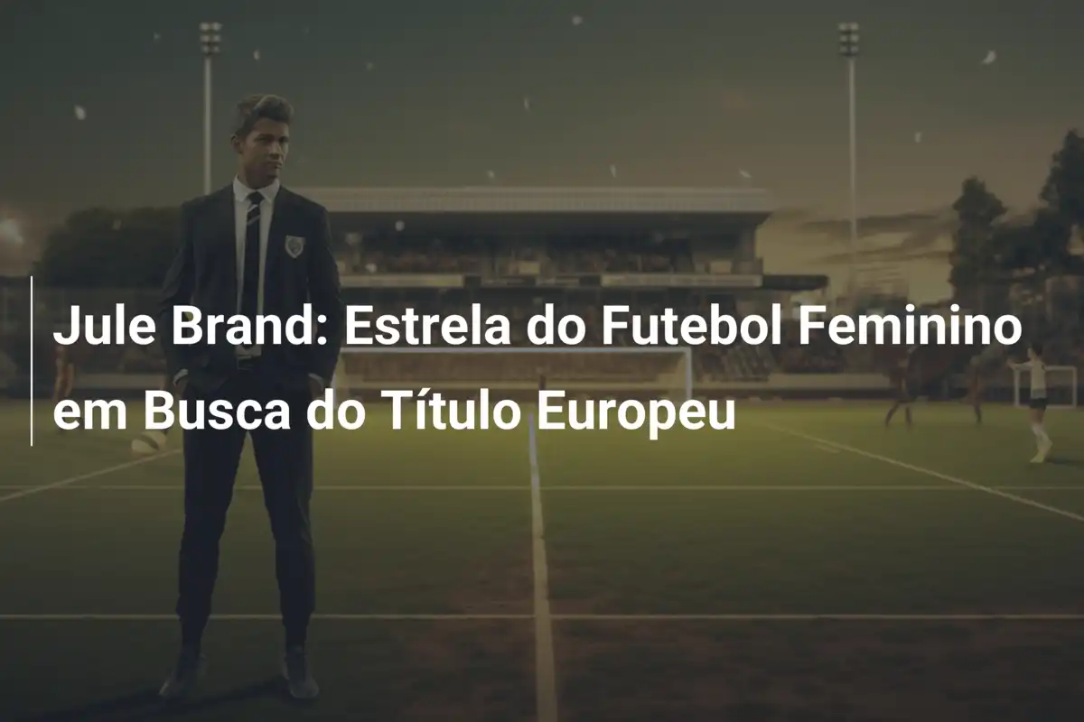 Jule Brand: Estrela do Futebol Feminino em Busca do Título Europeu