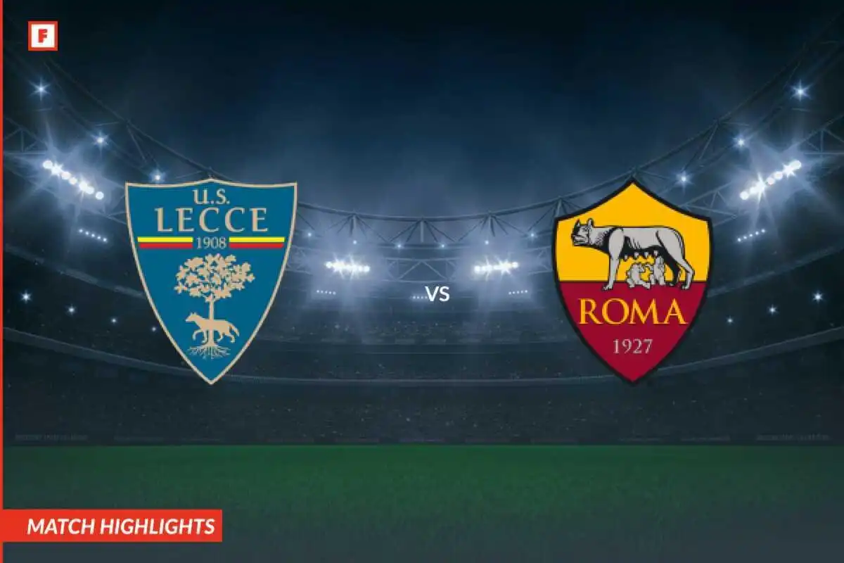Lecce - Roma mål og høydepunkter