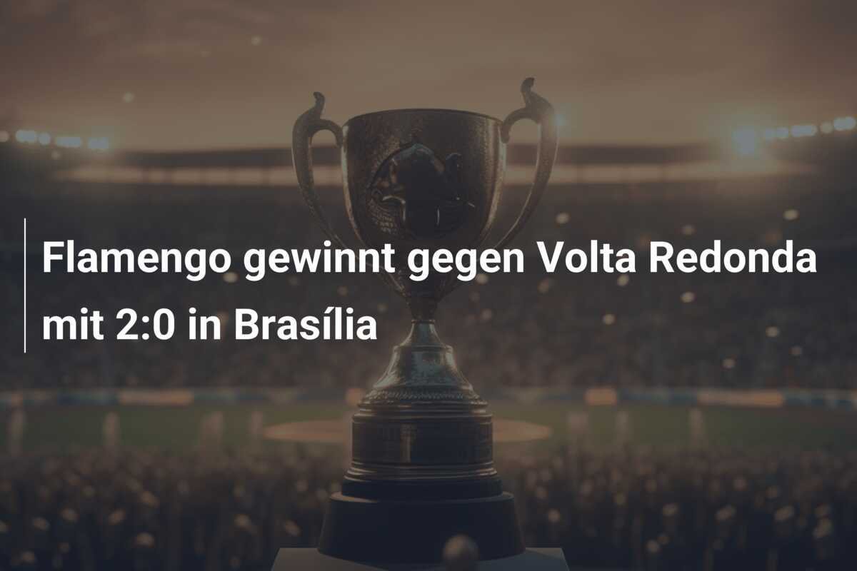 Flamengo gewinnt gegen Volta Redonda mit 2:0 in Brasília