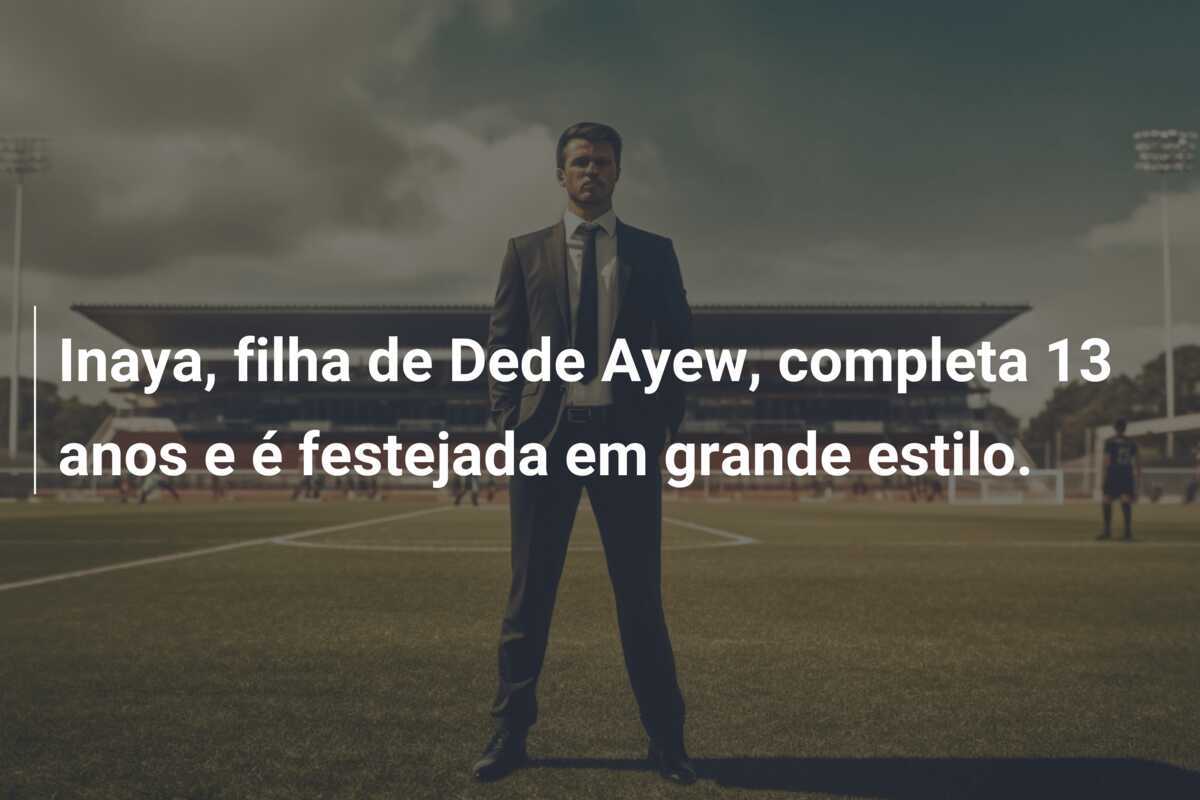 Inaya, filha de Dede Ayew, completa 13 anos e é festejada em grande estilo.