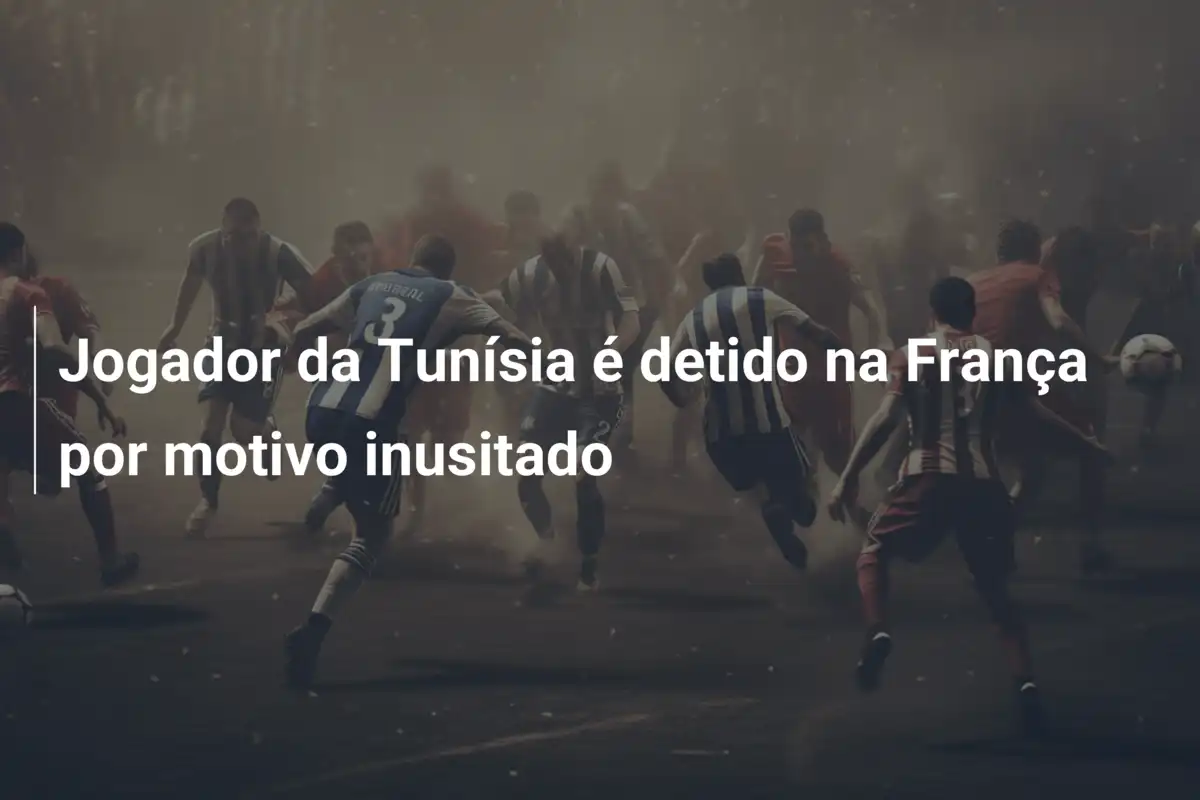 Jogador da Tunísia é detido na França por motivo inusitado