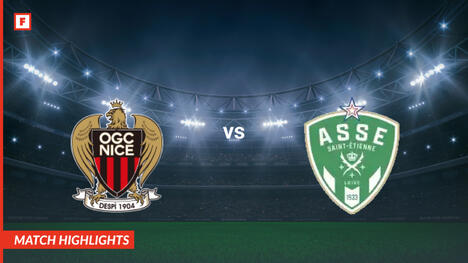 OGC Nizza - AS Saint-Étienne tore und höhepunkte