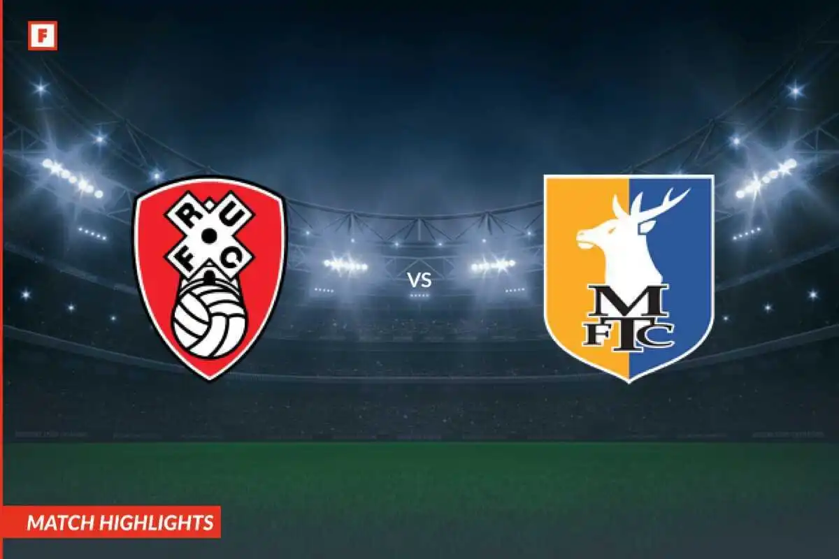 Rotherham United - Mansfield Town cele i najważniejsze momenty