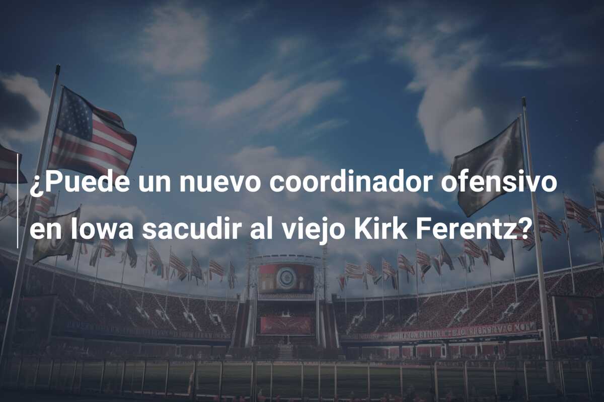 ¿Puede un nuevo coordinador ofensivo en Iowa sacudir al viejo Kirk Ferentz?
