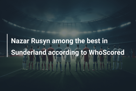 Nazar Rusyn printre cei mai buni jucători de la Sunderland conform site-ului WhoScored