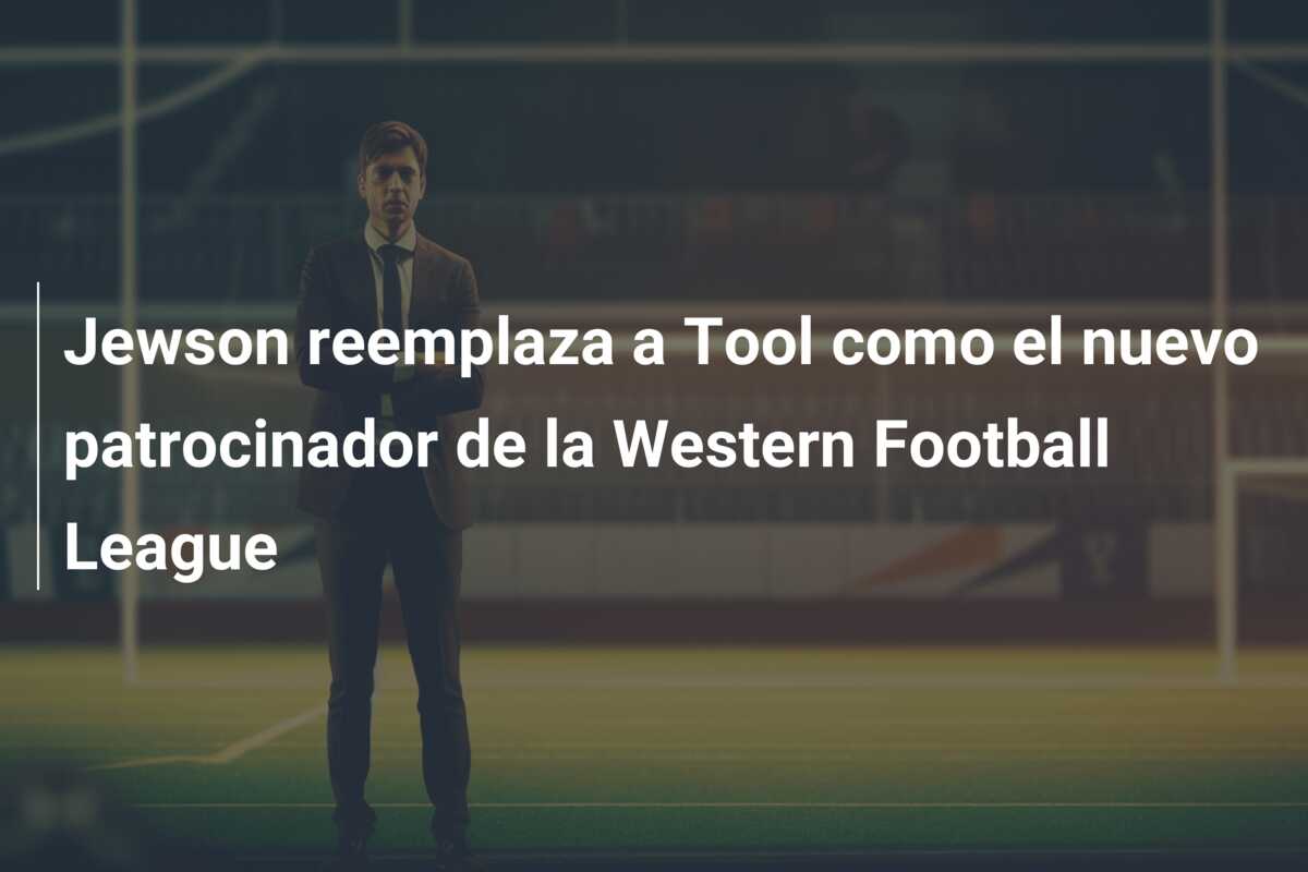 Jewson reemplaza a Tool como el nuevo patrocinador de la Western Football League