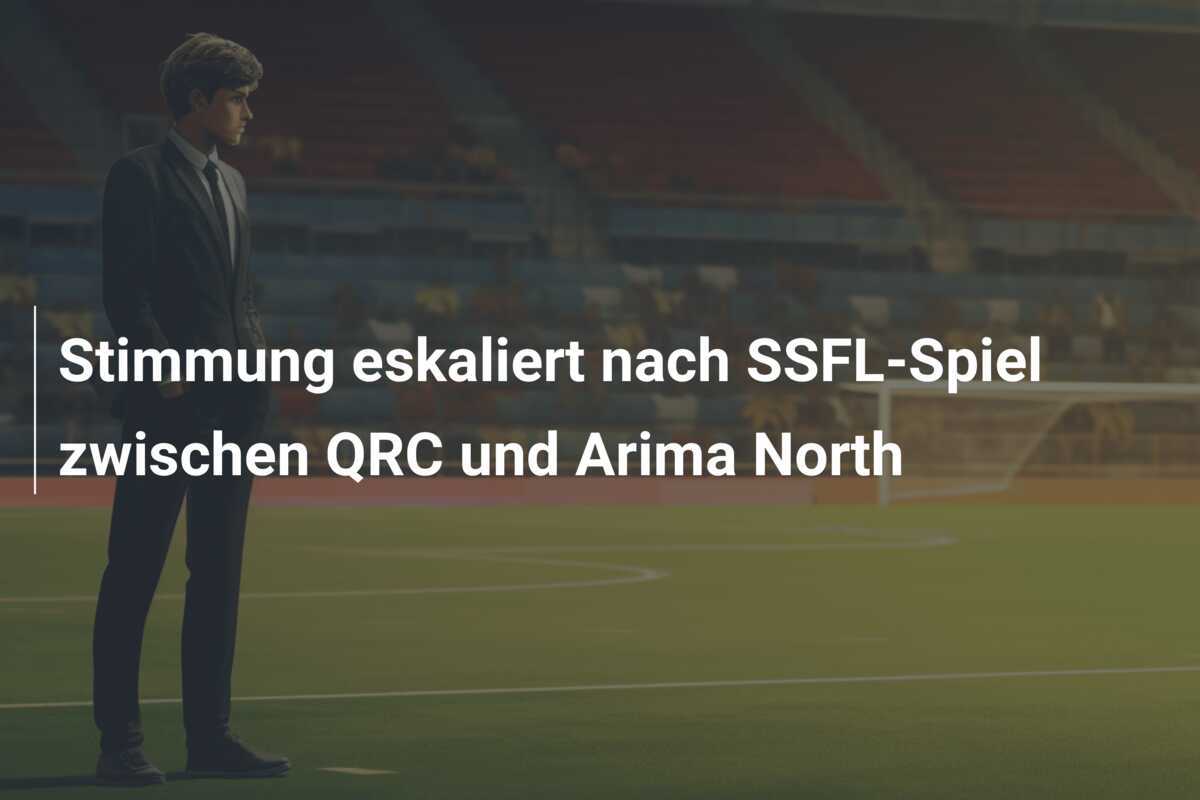 Stimmung eskaliert nach SSFL-Spiel zwischen QRC und Arima North