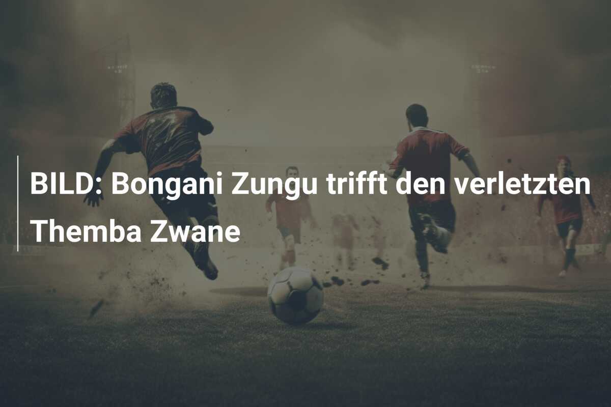 BILD: Bongani Zungu trifft den verletzten Themba Zwane